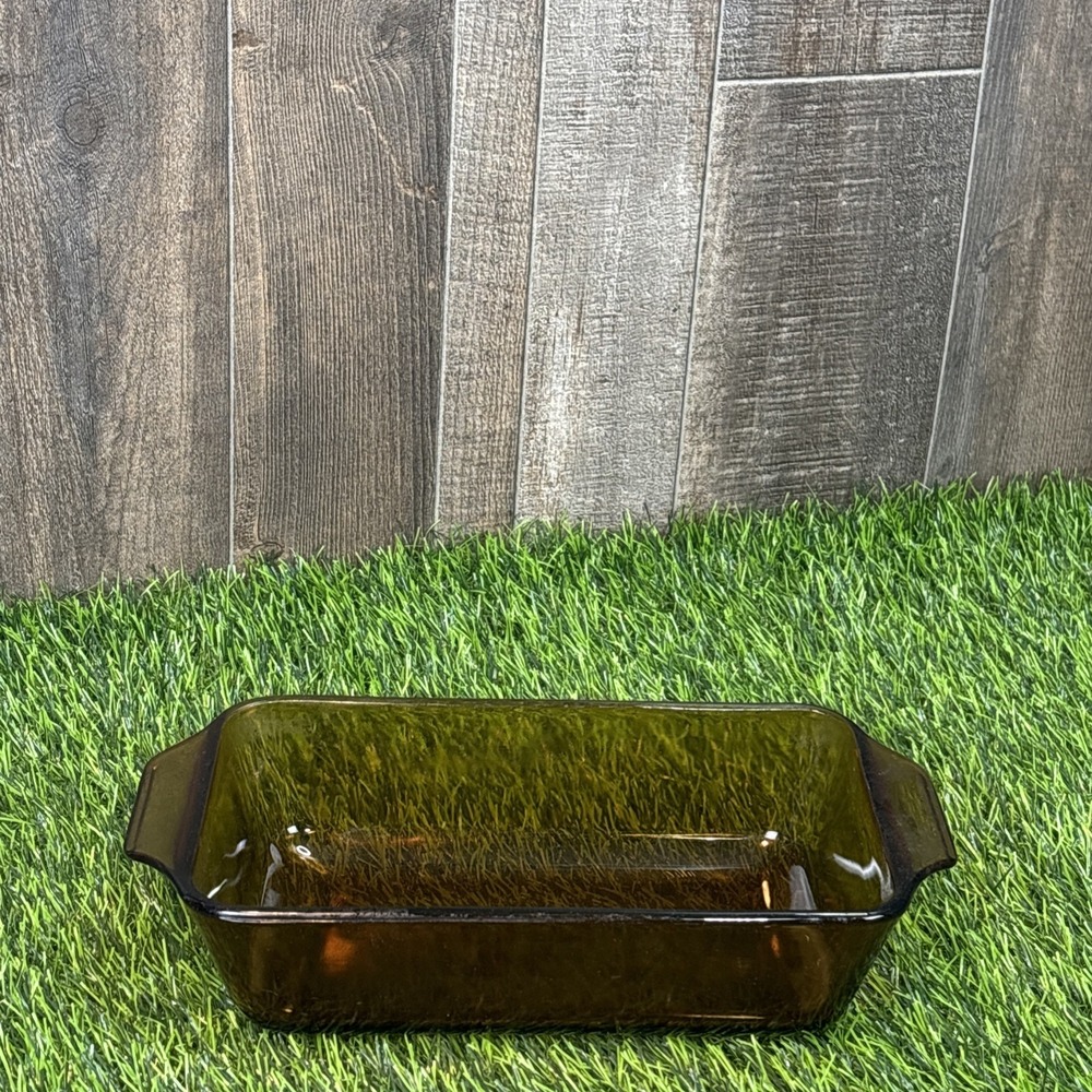 Vintage Fire-King 441 Amber Glass Baking‎ Dish 1 Qt Oven Proof Anchor Hocking